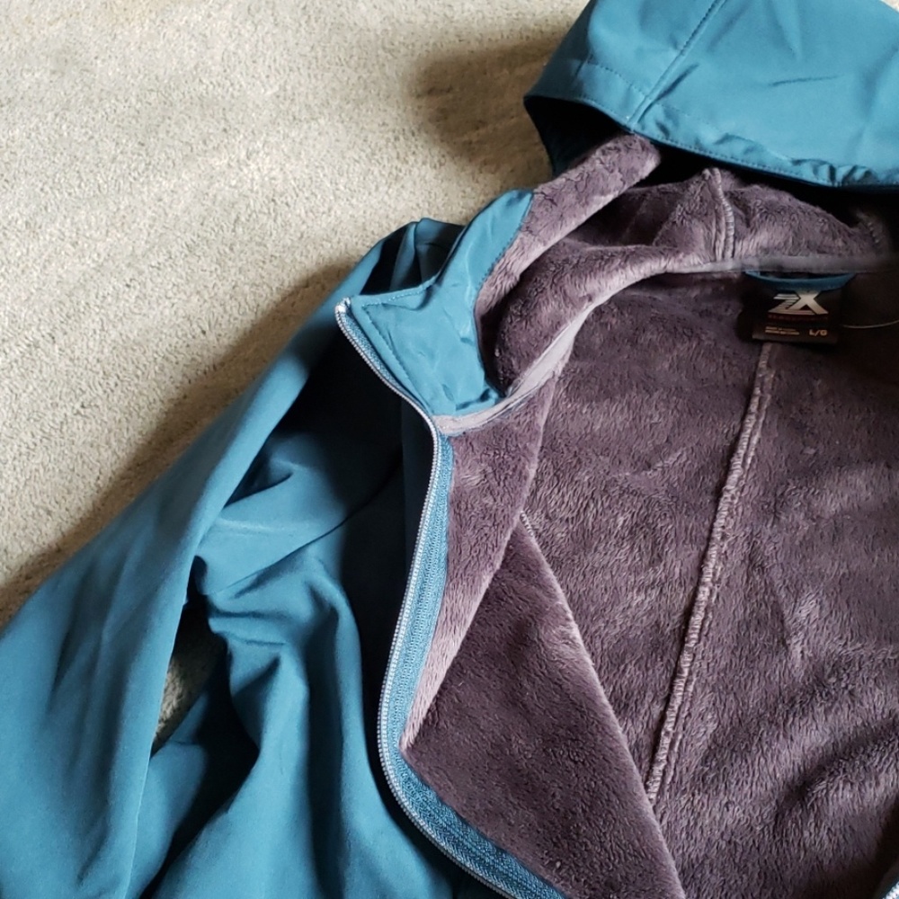 NWT ZeroXposur Sz L dark teal jacket - Picture 5 of 8